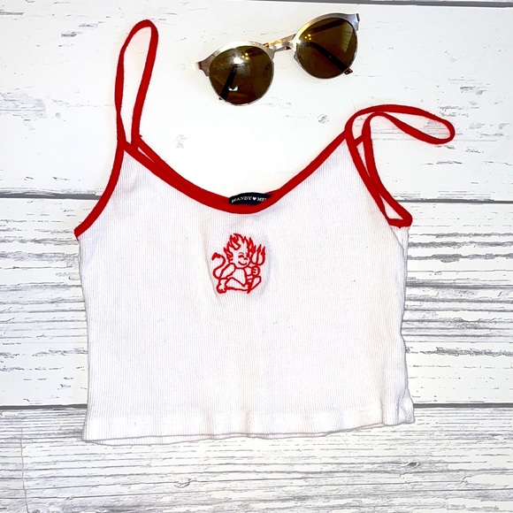 *RARE* Brandy Melville Skylar Baby Devil Tank - Picture 1 of 3